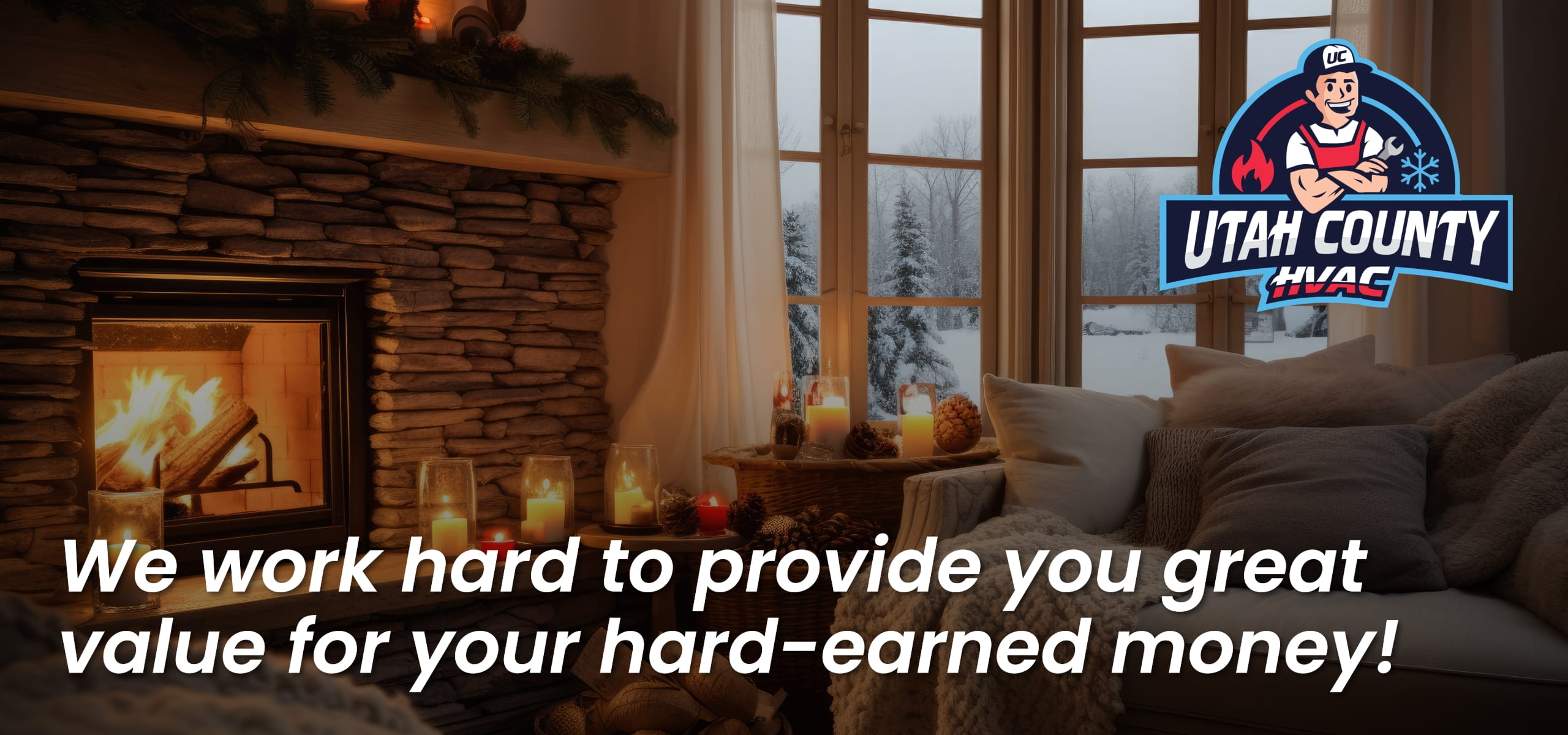 Picture of comfy indoor room with fireplace.