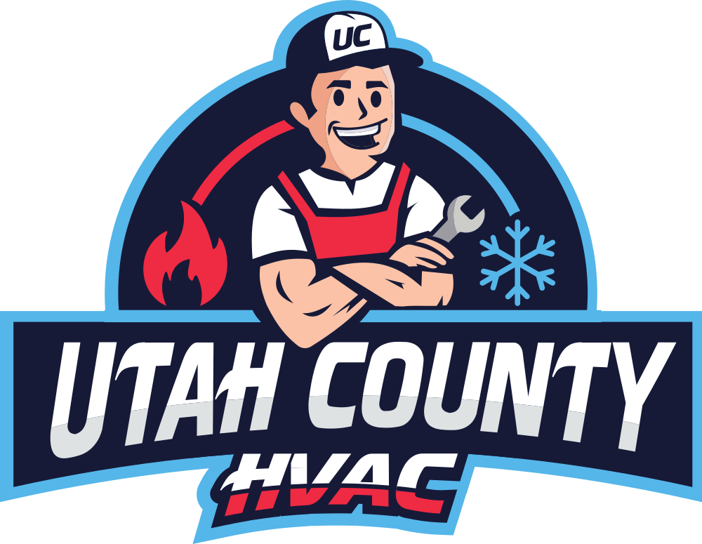 Logo with HVAC professional